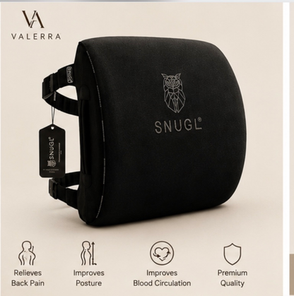 Valerra memory foam lumbar support cushion product view