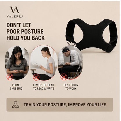 Valerra posture corrector breathable neoprene construction